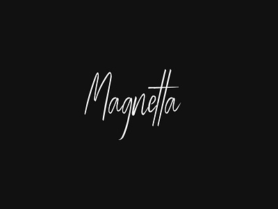 Magnetta - Handwritten Luxury Font