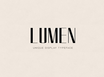LUMEN - Display / Headline Typeface designova display display font font font design font family fonts headline minimal minimalist sell selling type typeface typeface design typeface designer typeface. lettering typefaces typography webfonts