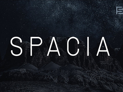 SPACIA - Unique & Modern Typeface