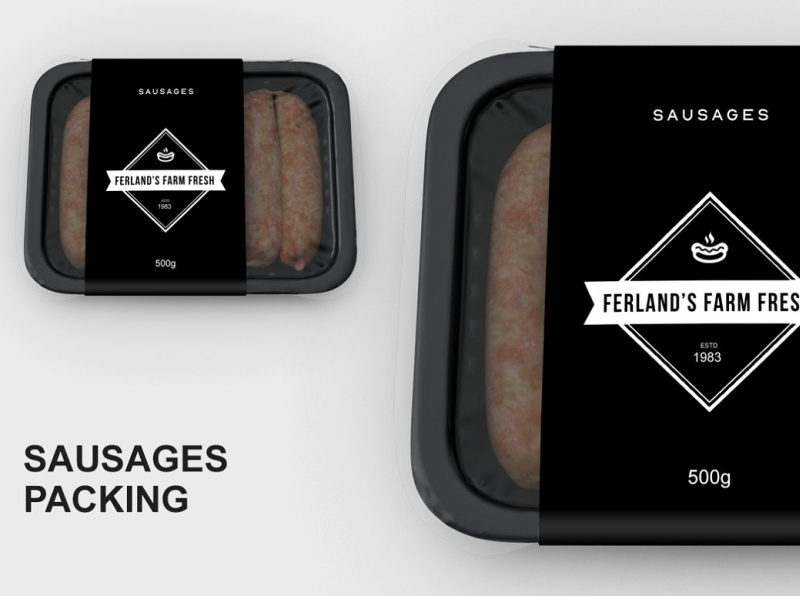 Meat & Poultry Packaging Mockup Set by Designova® Fonts on Dribbble
