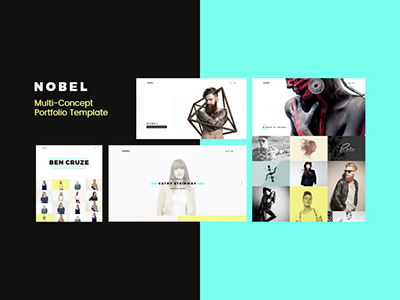 NOBEL - Minimal & Versatile Portfolio / Agency Template