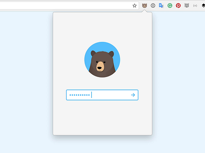 Lock Screen for RememBear after effects animations app bear illustration password ui ux