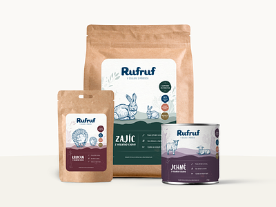 Rufruf - Natural Packaging Design brand branding design illustration logo natural packaging packaging design vector