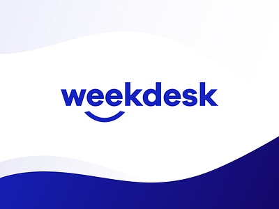 WeekDesk - Logotype 🔥 branding clean design illustration logo modern typography vector