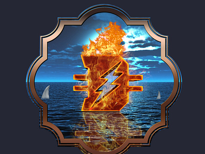 Logo on Fire