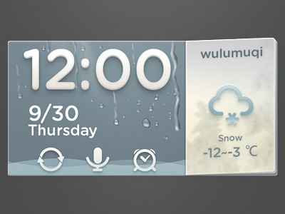 weather board exersize illustration ui weather