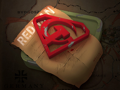 super man red son design icon soviet super man