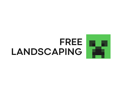 Free landscaping affinity branding cool creeper design explosion flat flat design icon logo minecraft minimal vector