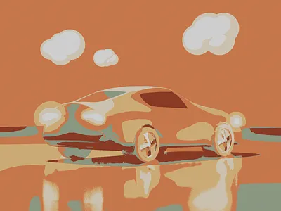 desert supra affinity blender car cool design flat flat design illustration mars midnight race car sports car stylized supra toyota vector