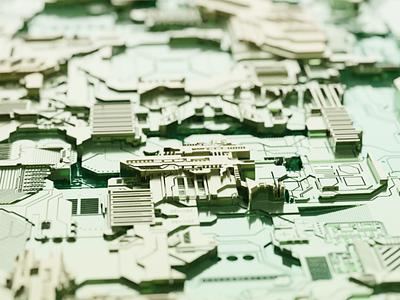 Blender Circuit Board 3d blender circuit electric