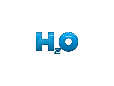 H₂O affinity branding cool design flat flat design icon illustration logo minimal typography vector