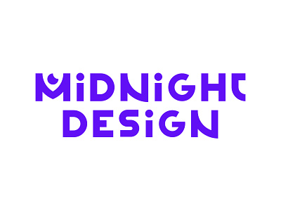 Midnight Wordmark affinity branding cool design flat flat design icon logo m midnight minimal typography vector