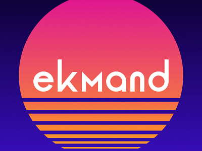 Ekmand wordmark new affinity branding cool design flat flat design icon logo minimal retro typography vector