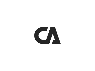 CA Futuristic Monogram affinity branding clean cool design flat flat design futuristic icon logo logodesign minimal monogram name typography vector