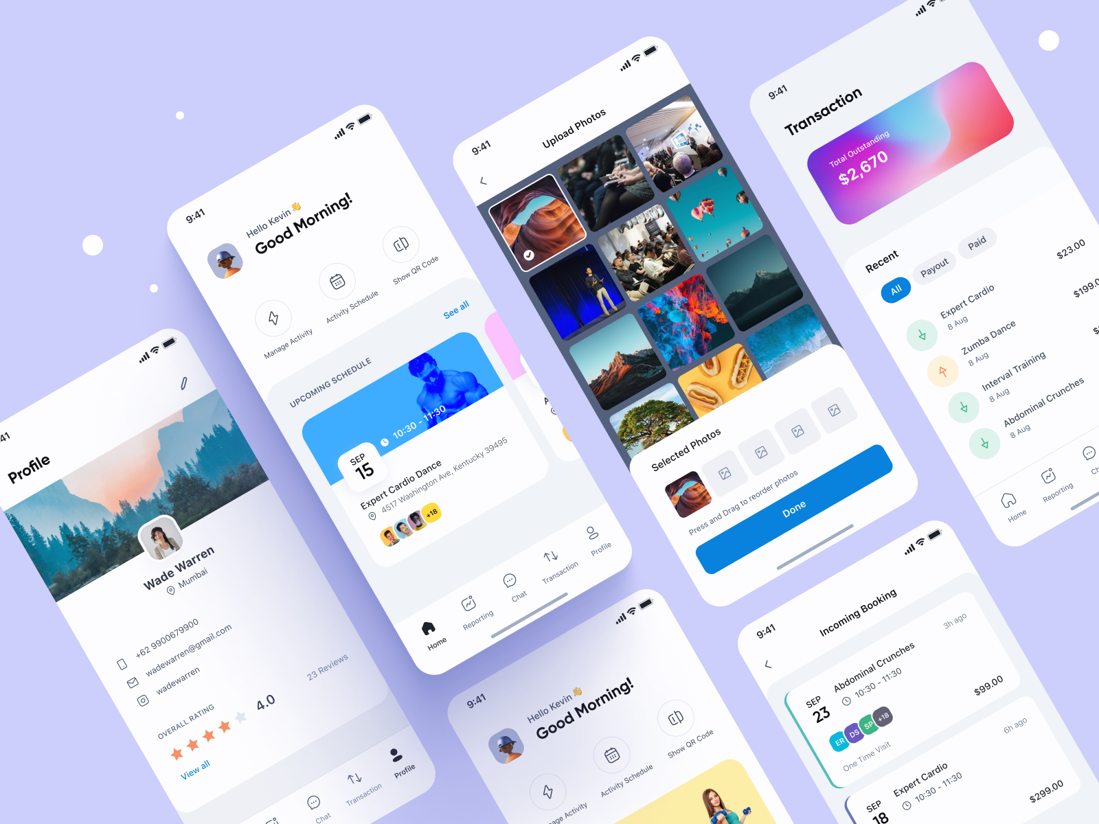 Fitness App by Deekshith Salian on Dribbble