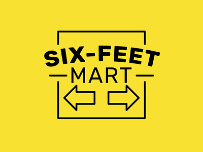 Six-Feet-Mart dribble challenge grocery grocery store illustration logo mart six feet mart