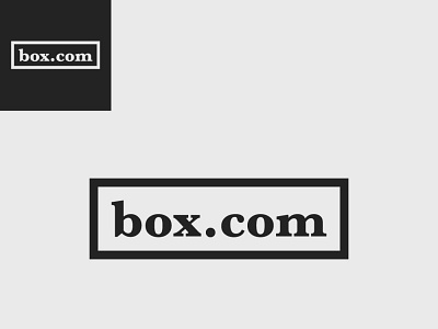 Box.com FakeClients Logo .com box box.com fakeclients logo logodesign