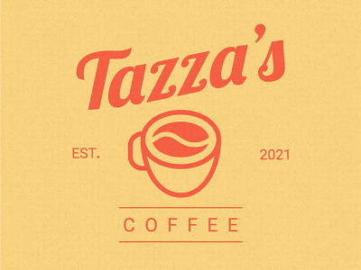 Daily Logo Challenge Day 6 adobe illustrator coffee coffee bean daily logo challenge design dlc halftone logo logodesign retro tazza tazzas coffee vector vintage