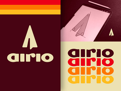 DLC #26 (Paper Airplane) adobe illustrator dailylogochallenge day 26 dlc logo logo design retro