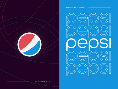 Pepsi Logo Rebrand Concept adobe illustrator branding coke design logo logo redesign pepsi pepsi logo pepsi redesign rebrand soda soft drink vector
