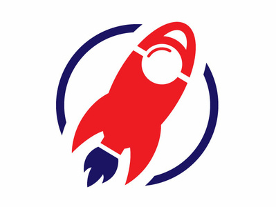 Day 1 Logo Challenge: Rocket Logo axis day 1 logo challenge logotyp rocket