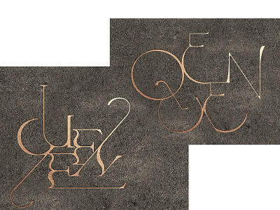Q 00B branding custom hand drawn type illustration lettering typography