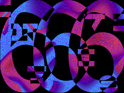 666 Dribbble Invites 6 dribble gradient invites max maximalism modern