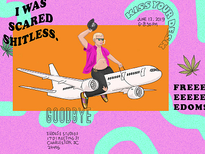 Peace_800x600_Final_V5 airplanes cannabis branding charleston dribbble freelance travel trippy wiggles wonderlust