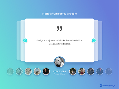 Testimonials app clear daily ui dailyuichallenge design figma gredient inspiration interface saying simplicity testimonials ui uidesign ux uxdesign uxui web