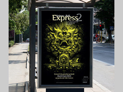 Voiron Bali Express poster print