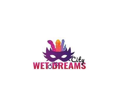 Wet Dreams City - Logo for an Adult / Sex Toy Store branding illustration logo web
