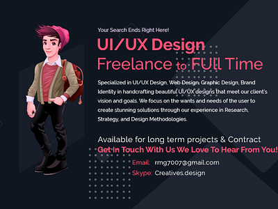 Freelance UI/UX Design by advait99 on Dribbble