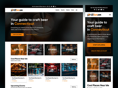 Craft Beer Landing Page