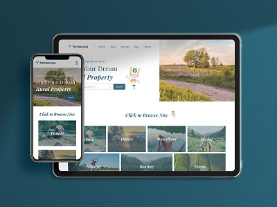 Terrascope - Real Estate Landing Page