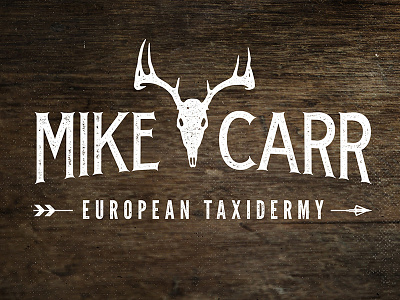 European Taxidermy logo identity logo