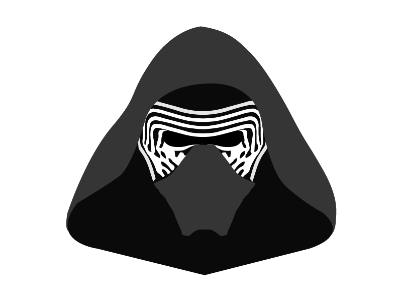 Star Wars Kylo Ren screen print by Joseph Bulger on Dribbble