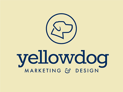 yellowdog logo branding identity illustration logo