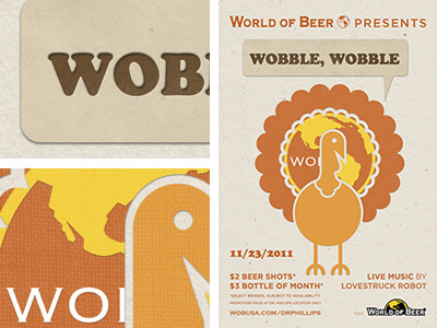 wobble wobble poster