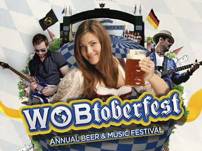 Oktoberfest Event Poster ad beer design print