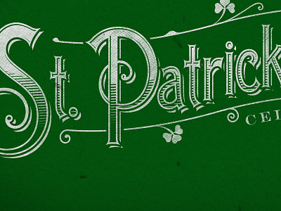 St. Patrick's Day logo beer logo print typography