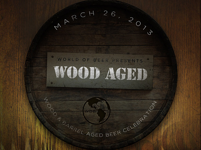 Wood Aged event poster