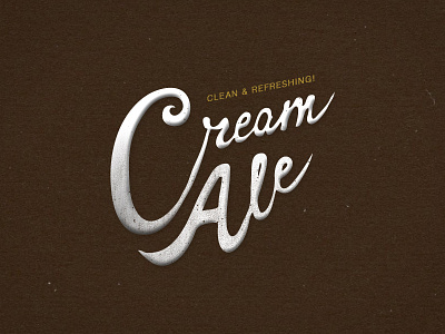 Cream Ale - Beer Styles Branding beer branding design identity logo