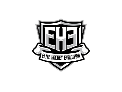 elite hockey evolution branding design hockey hockey logo logo logodesign logos sportlogo vector