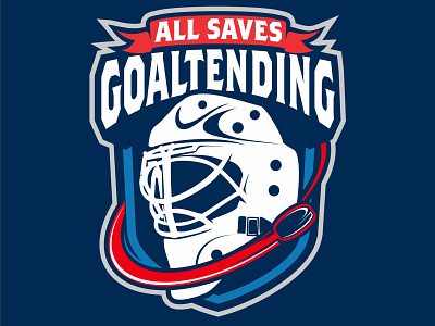 All Saves Goaltending design hockey logo logodesign logos mascot logo sports logo
