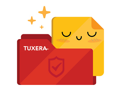 Tuxera sticker - 01 data file folder reliability safe security storage tuxera
