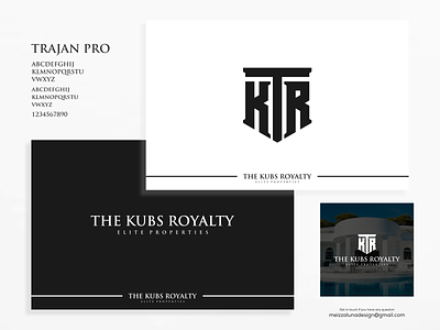 THE KUBS ROYALTY branding identity logo management realestate realty