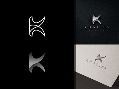 Letter K for KHALIFA LUXURY branding identity letter k logo logo luxury luxury logo monogram monogram design monogram logo