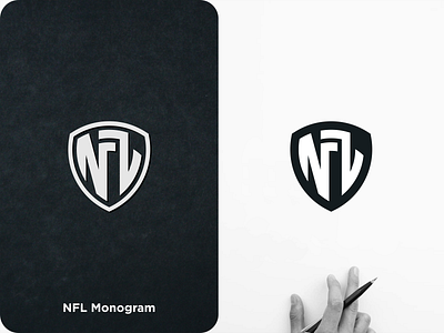 NFL MONOGRAM LOGO apparel apparelbrand appareldesign awesomelogo bestlogo branding clothingbrand clothingline design identity logo monogram monogram design monogram logo monogrammark nfl logo vector