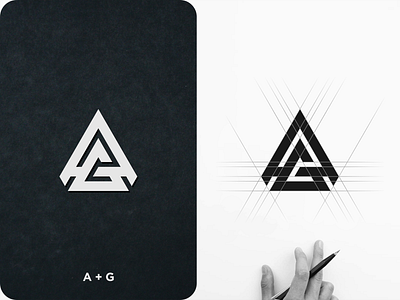 AG MONOGRAM LOGO ag logo ag monogram apparel logo brand branding design graphic design identity logo logo design monogram monogram design monogram logo