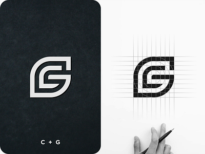 Gg Monogram designs, themes, templates and downloadable graphic